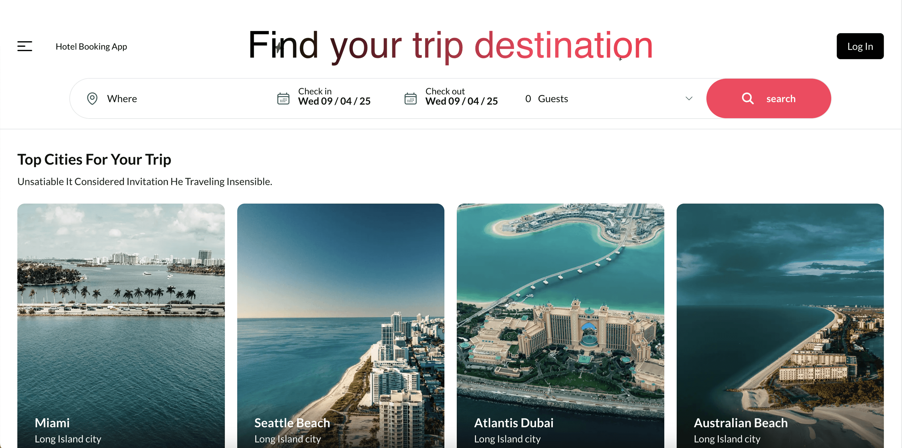hotel booking app website image